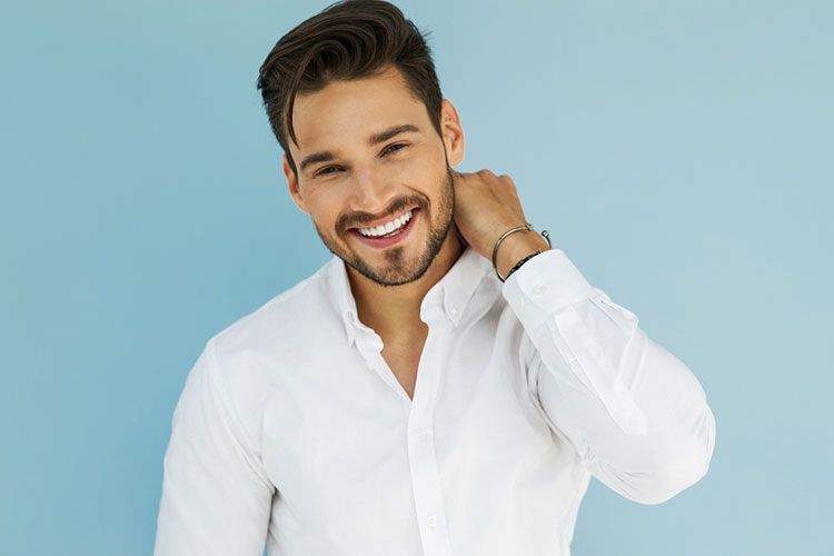smiling man