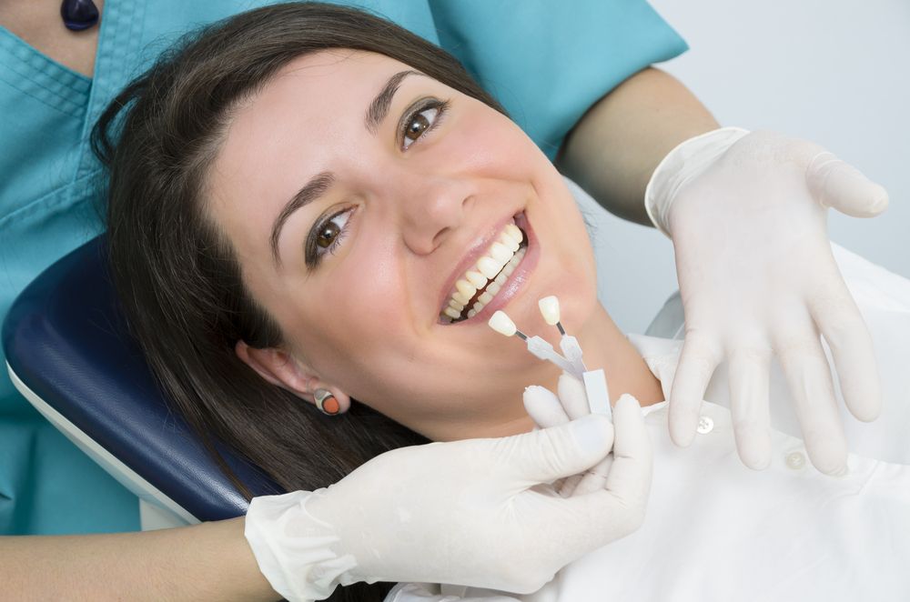 patient being checked by dentist