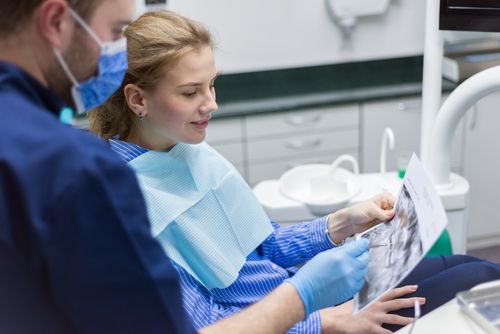 dentist and patient