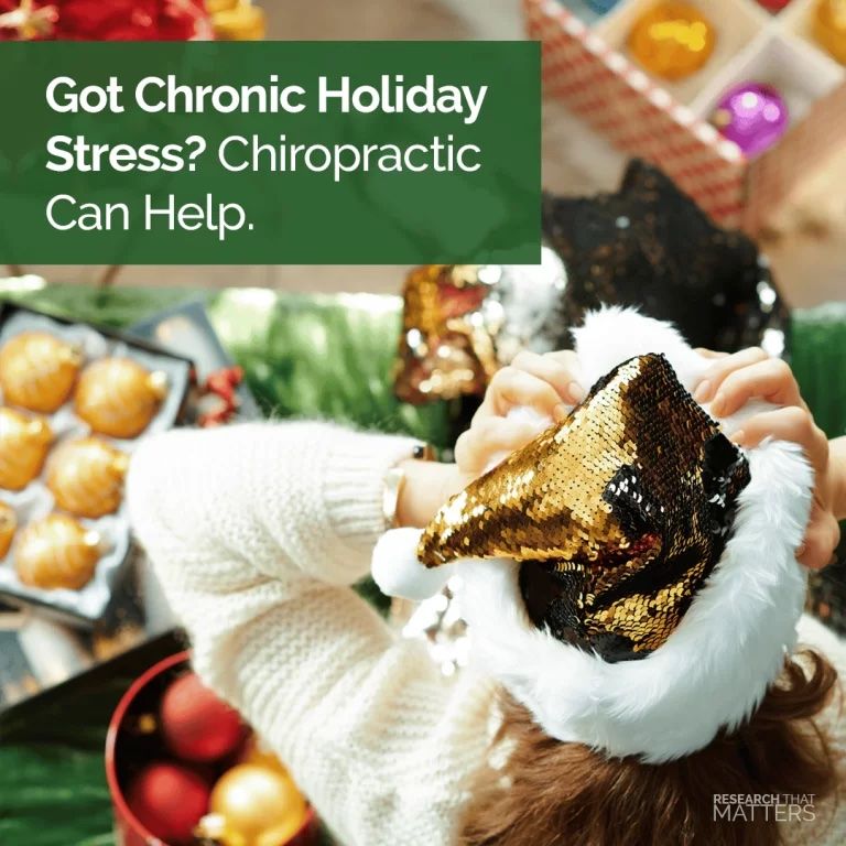 Got Chronic Holiday Stress? Chiropractic Can Help