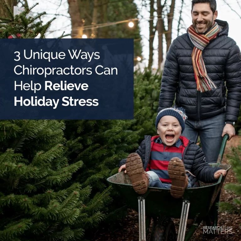 3 Unique Ways Chiropractors Can Help Relieve Holiday Stress