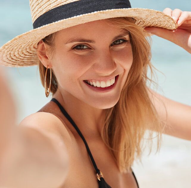 smiling woman