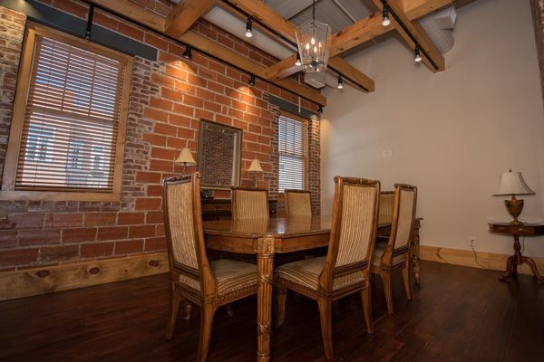 wooden dining table