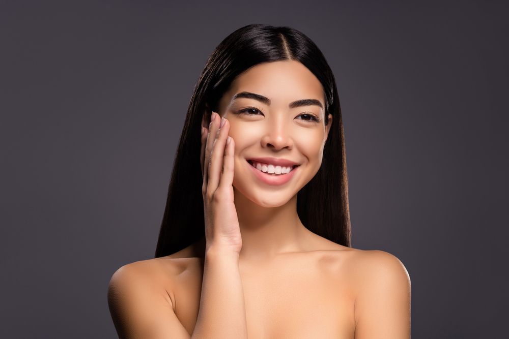 woman with botox