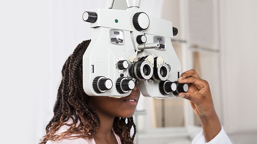 Comprehensive eye exam