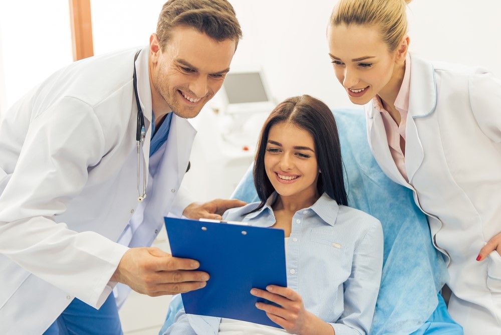 patient with doctors