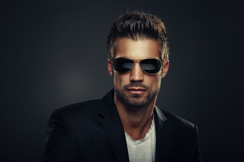 Cool guy wearing sunglasses