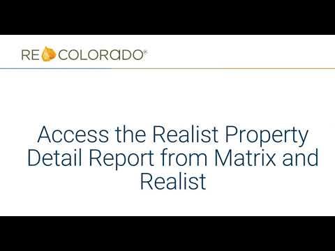 Realist: Access The Property Detail Report 