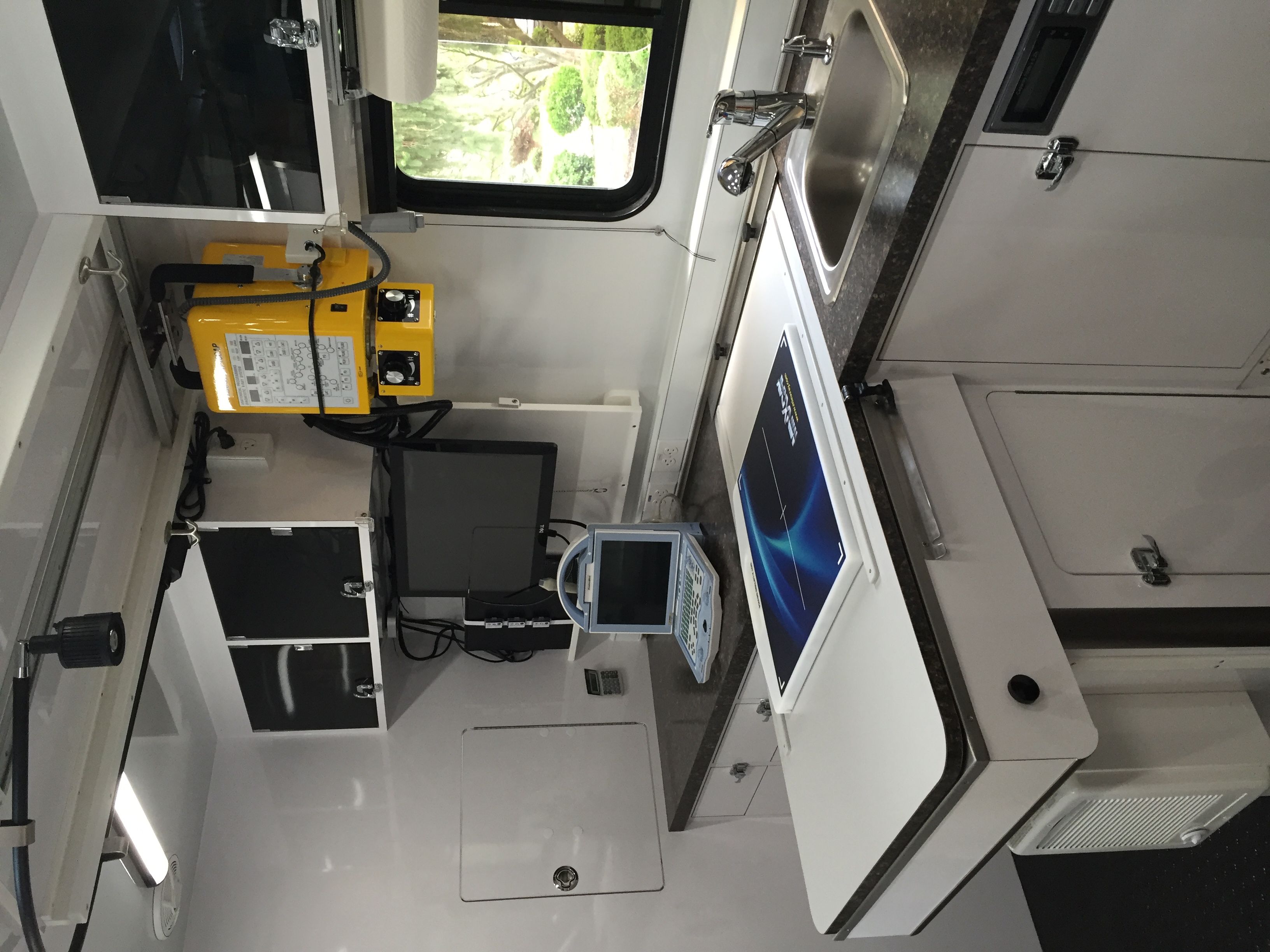 inside our mobile clinic