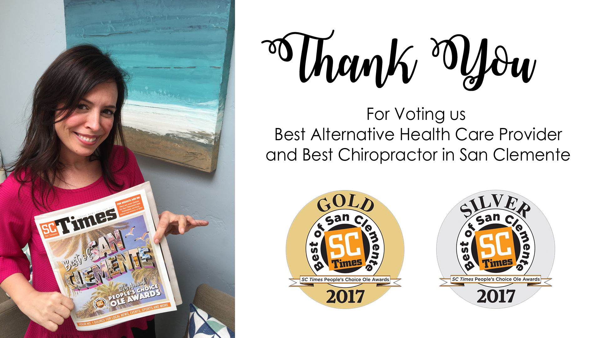 Thank you for voting us best of San Clemente