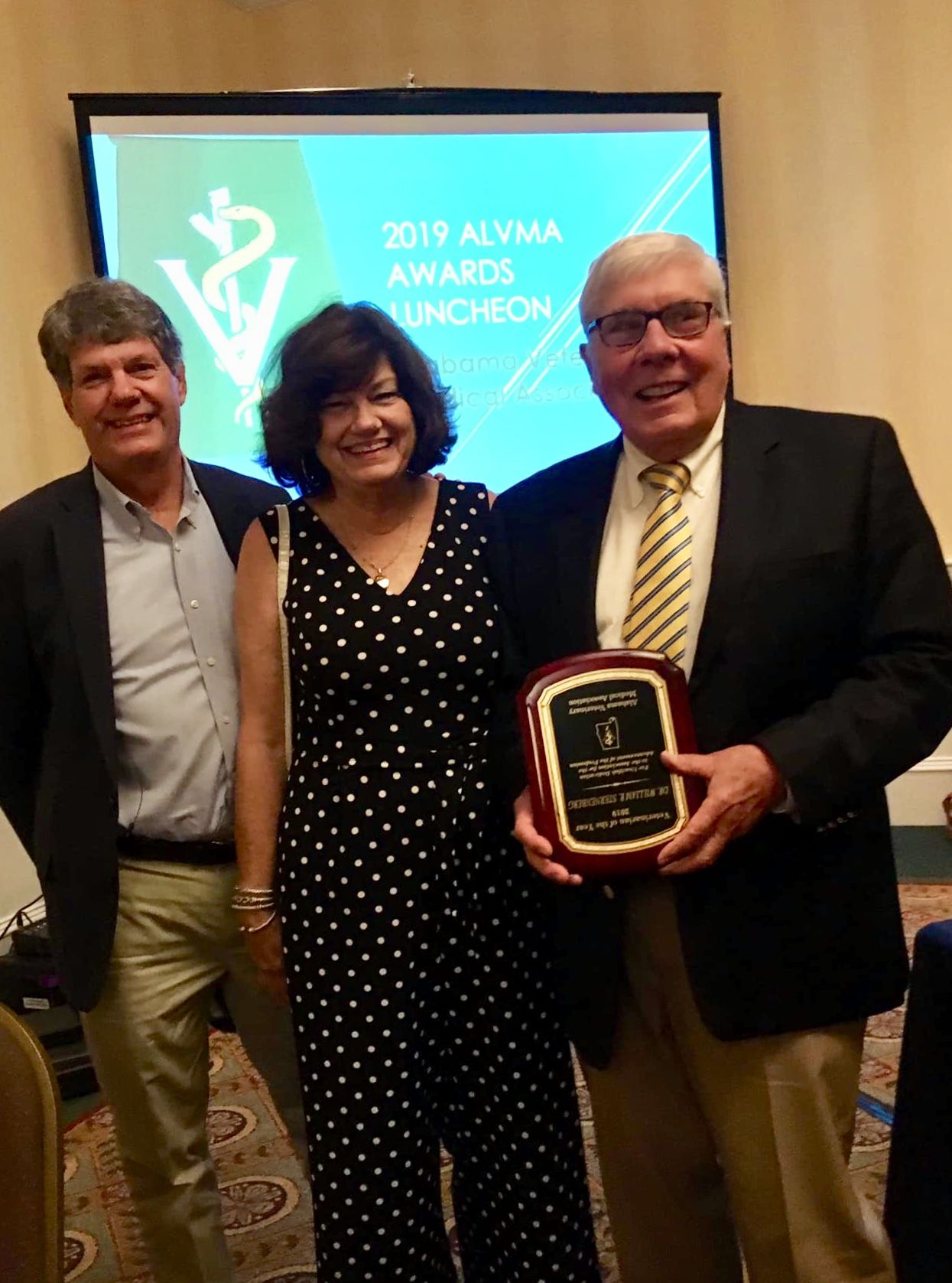 Dr. Sternenberg - Veterinarian of the Year from Alabama Veterinary Medical Association
