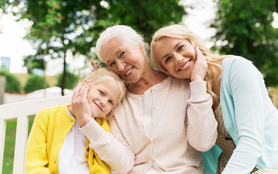 grandmother with glaucoma