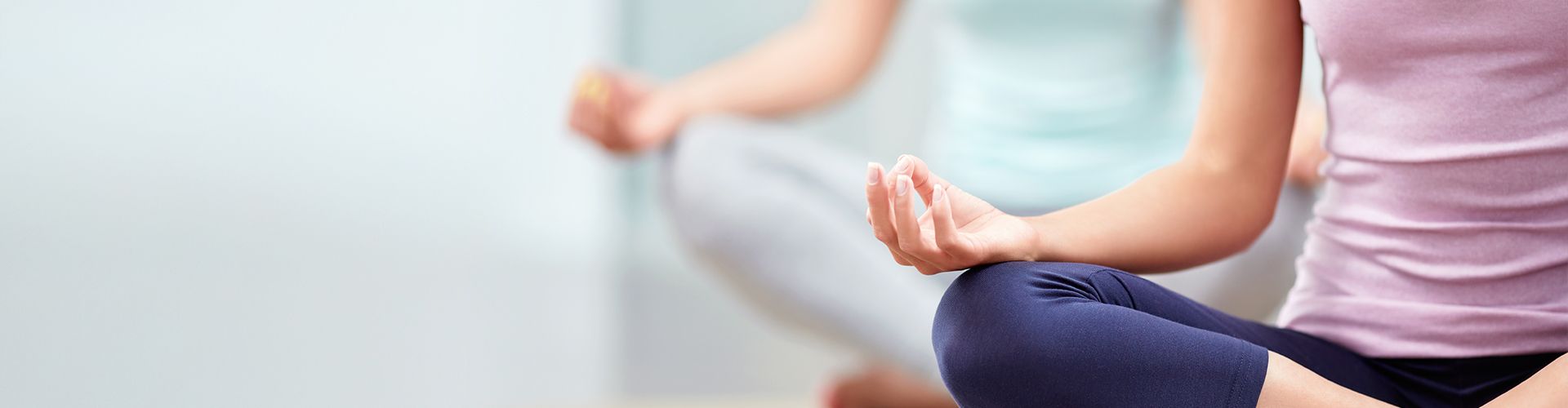 woman doing yoga