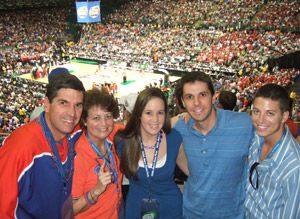 Dr. Michael Chance with his family