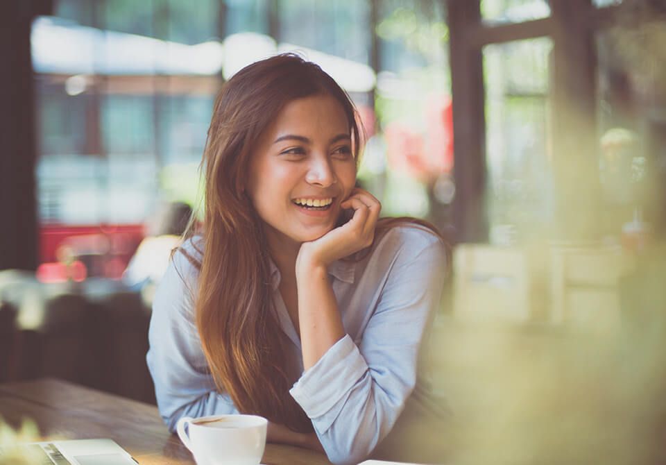 Woman Smiling