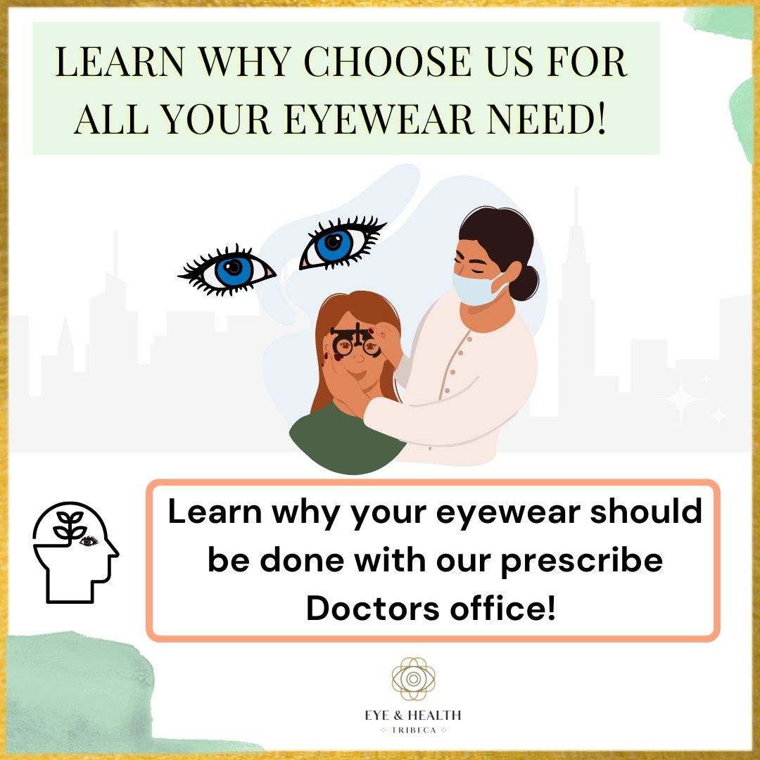 Learn why choose us for all your eyewear needs!