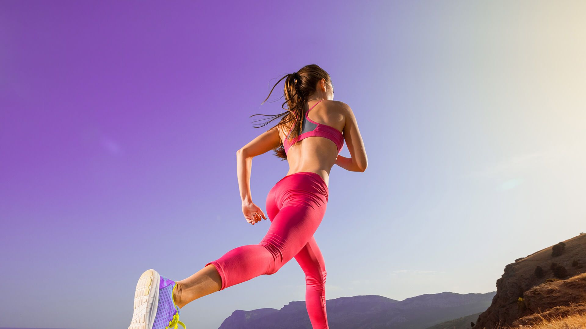 woman running