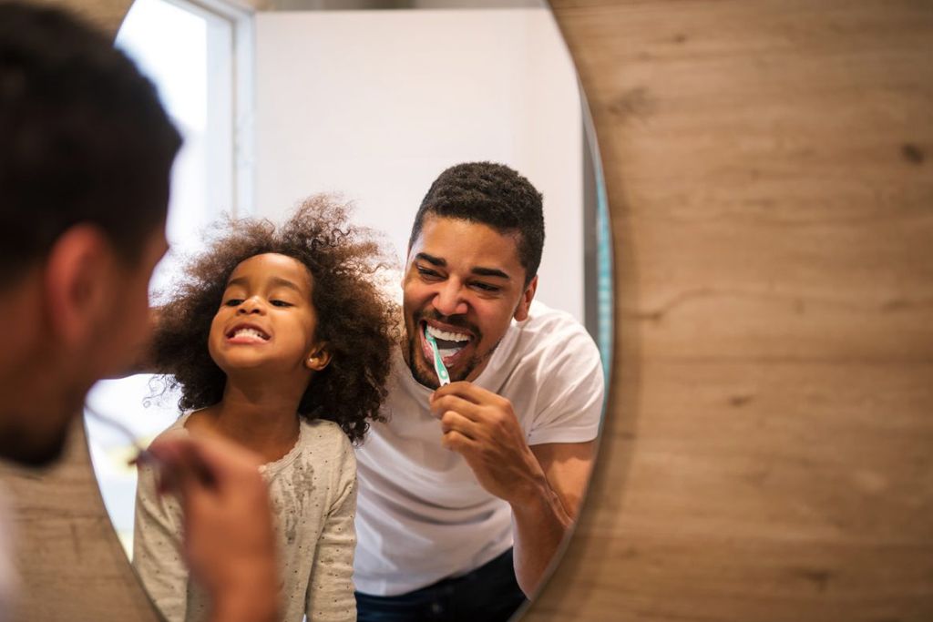 Dad and daughter