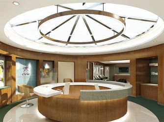 receptionist area