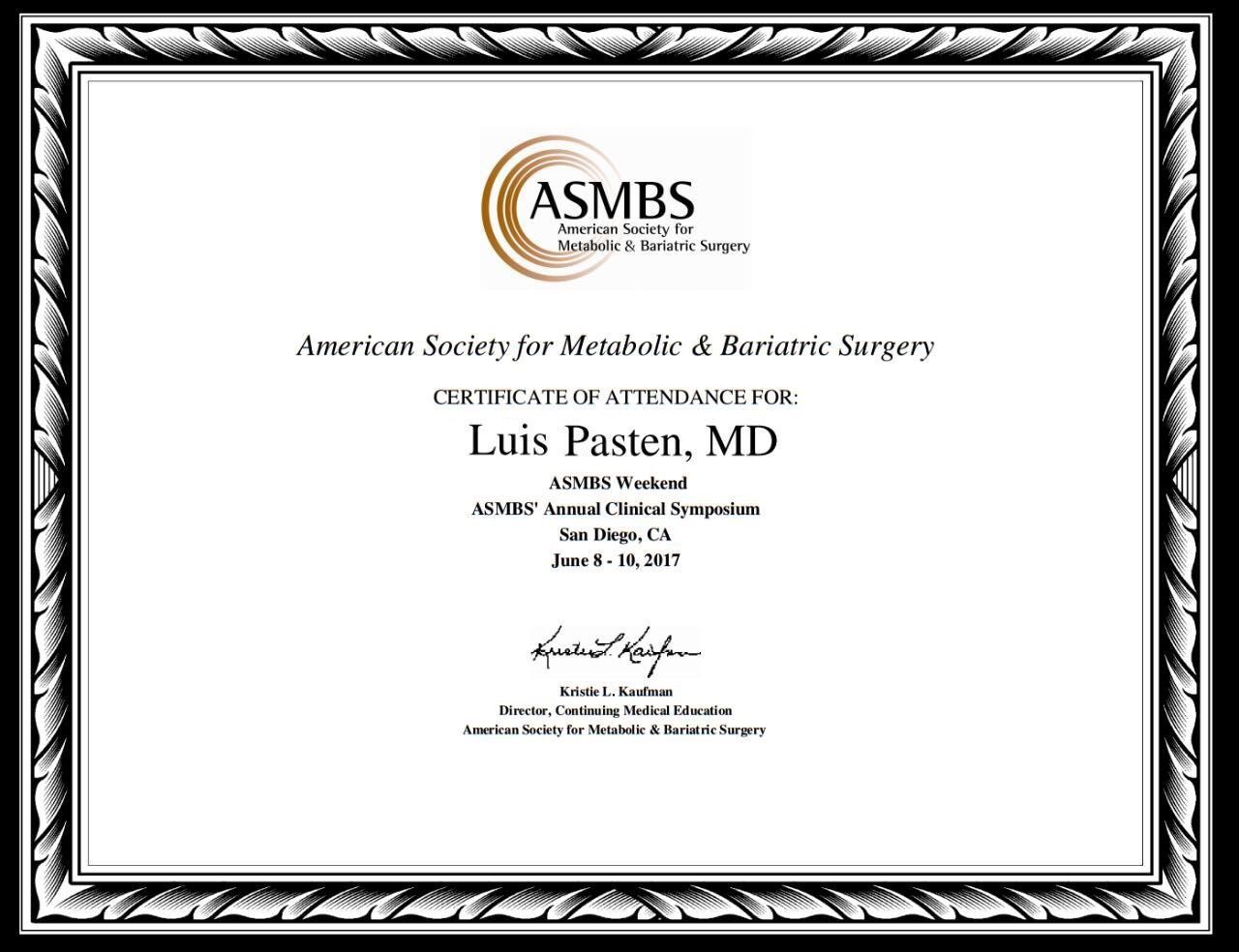 Dr. Luis Pasten