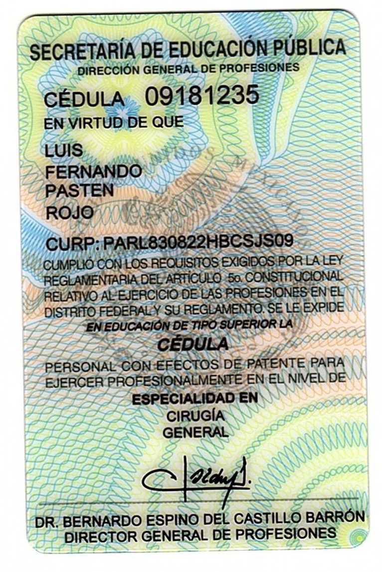 Dr. Luis Pasten