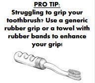 how to grip a toothbrush
