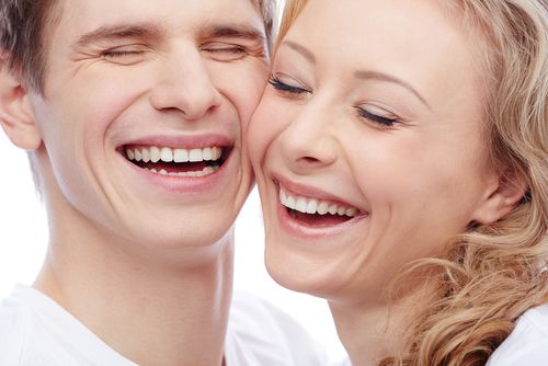 smiling couple