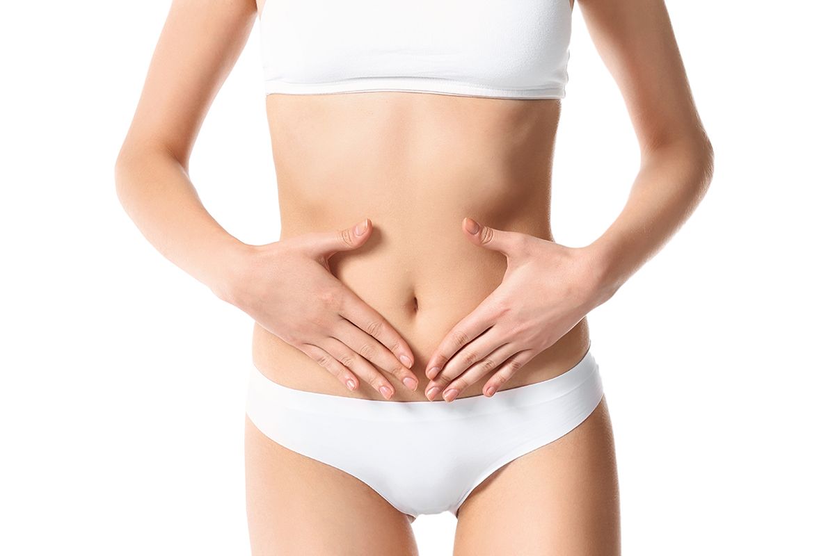 lady with firm tummy