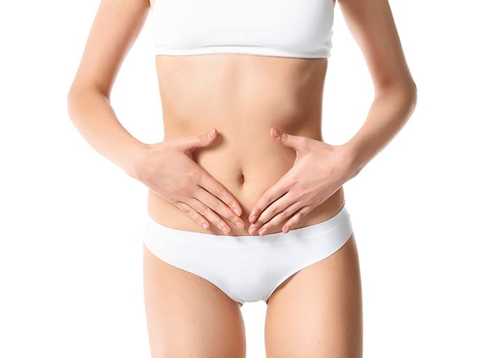 lady after tummy tuck procedure