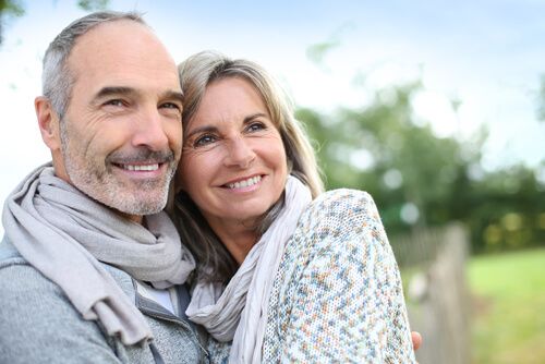 smiling couple