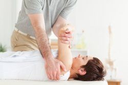patient in physiotherapy