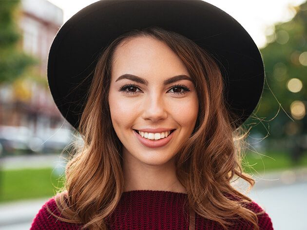 woman in hat