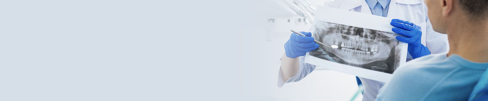 dental xrays being examined