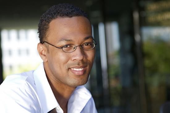 man wearing glasses