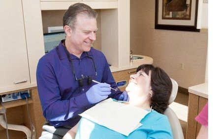 dentist and patient
