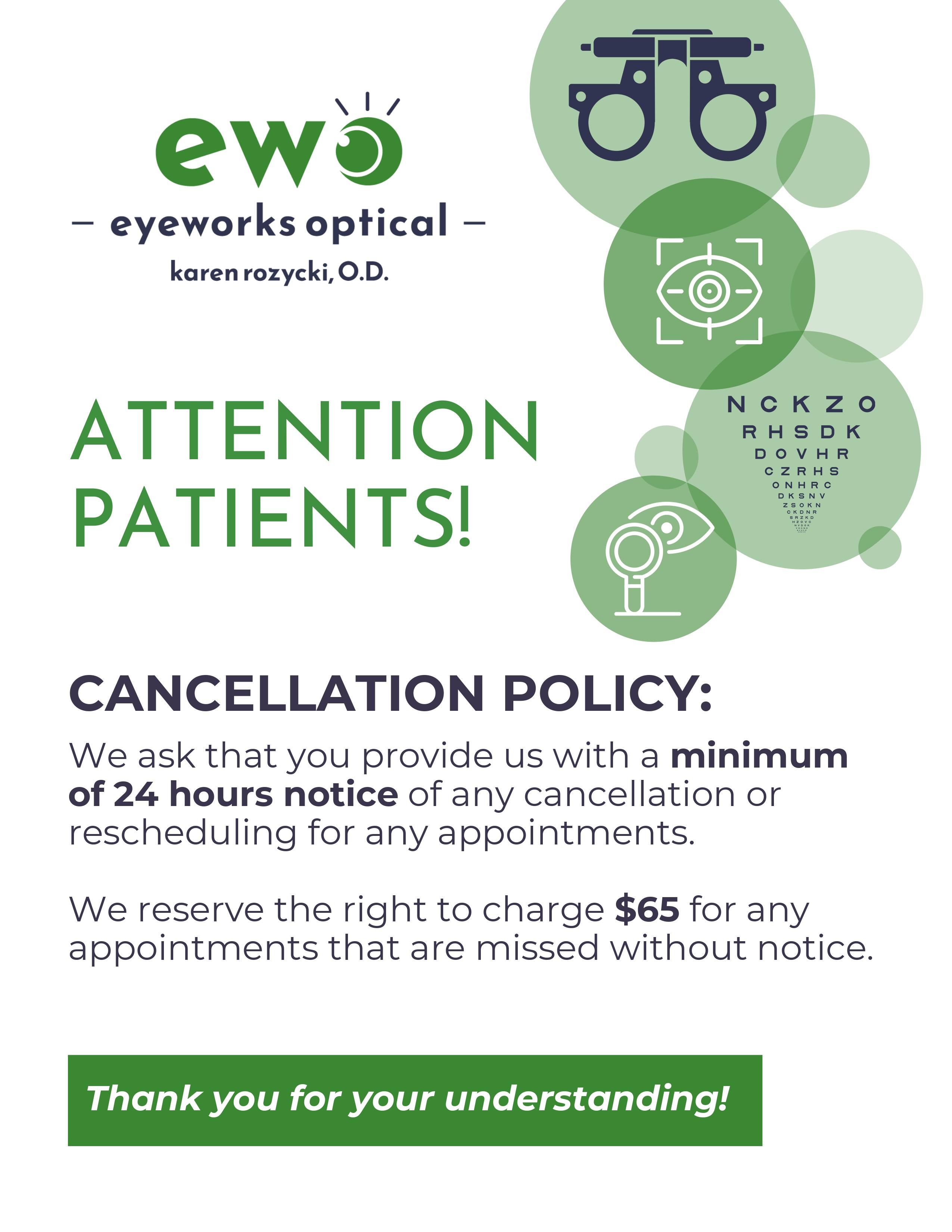 Cancellation Policy EWO