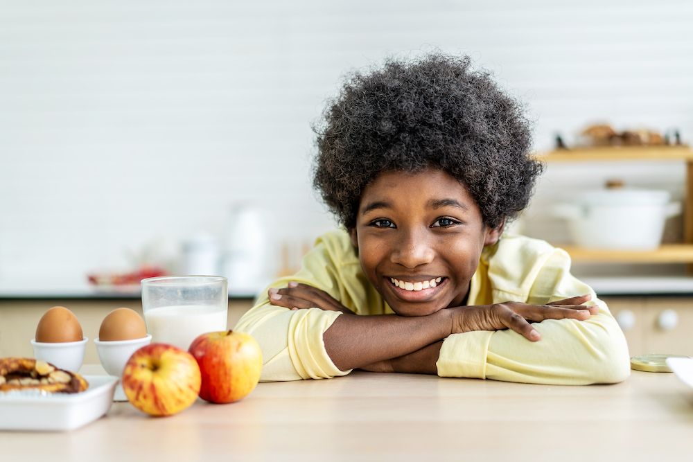 african american woman smiling