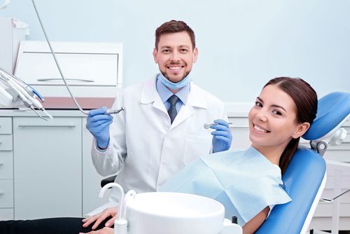 dentist and patient