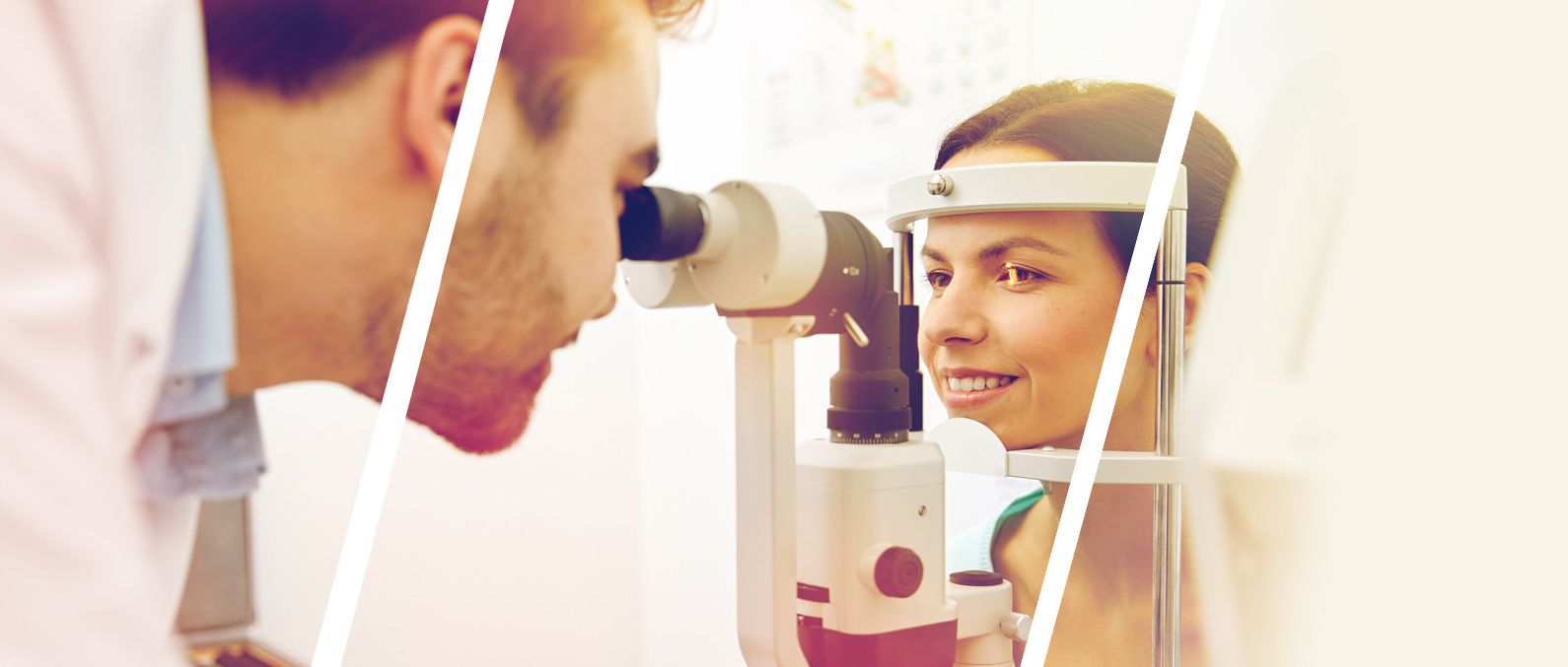 lady at optometrists office