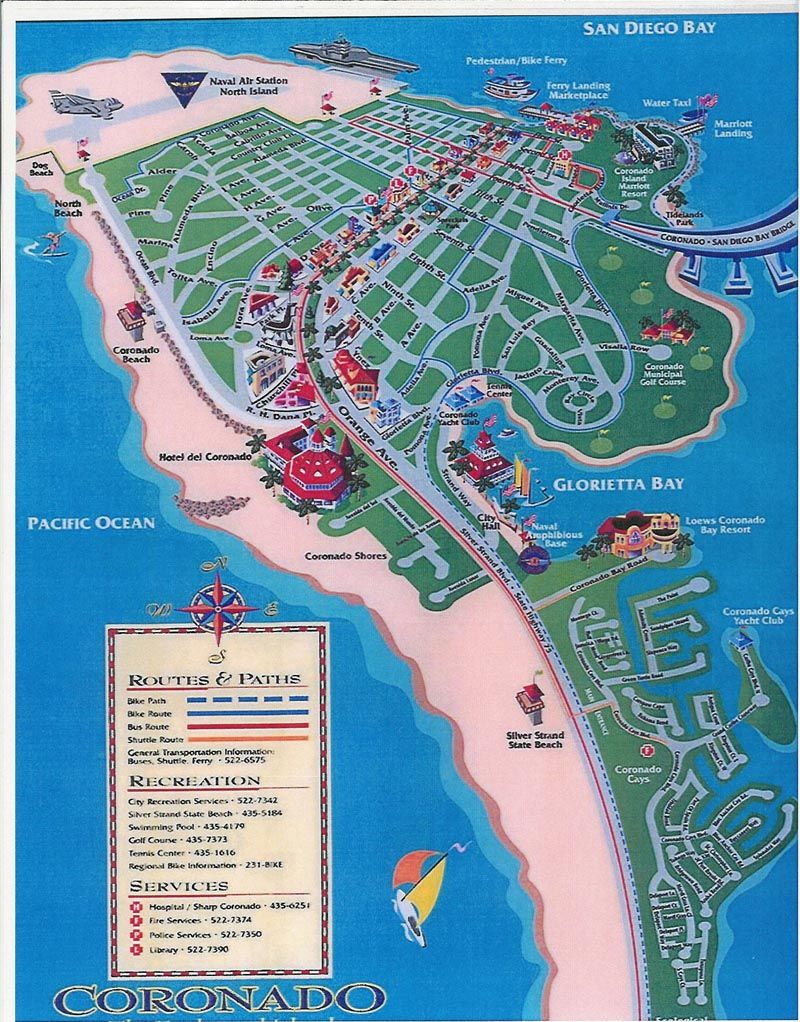 Coronado Map