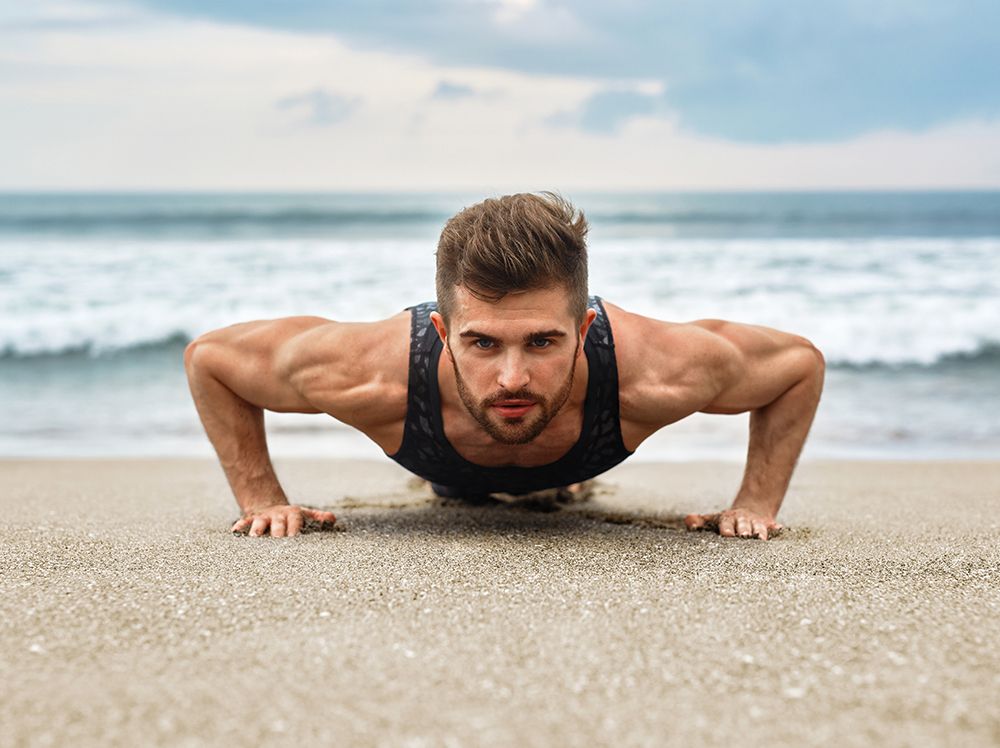 Man doing exercising