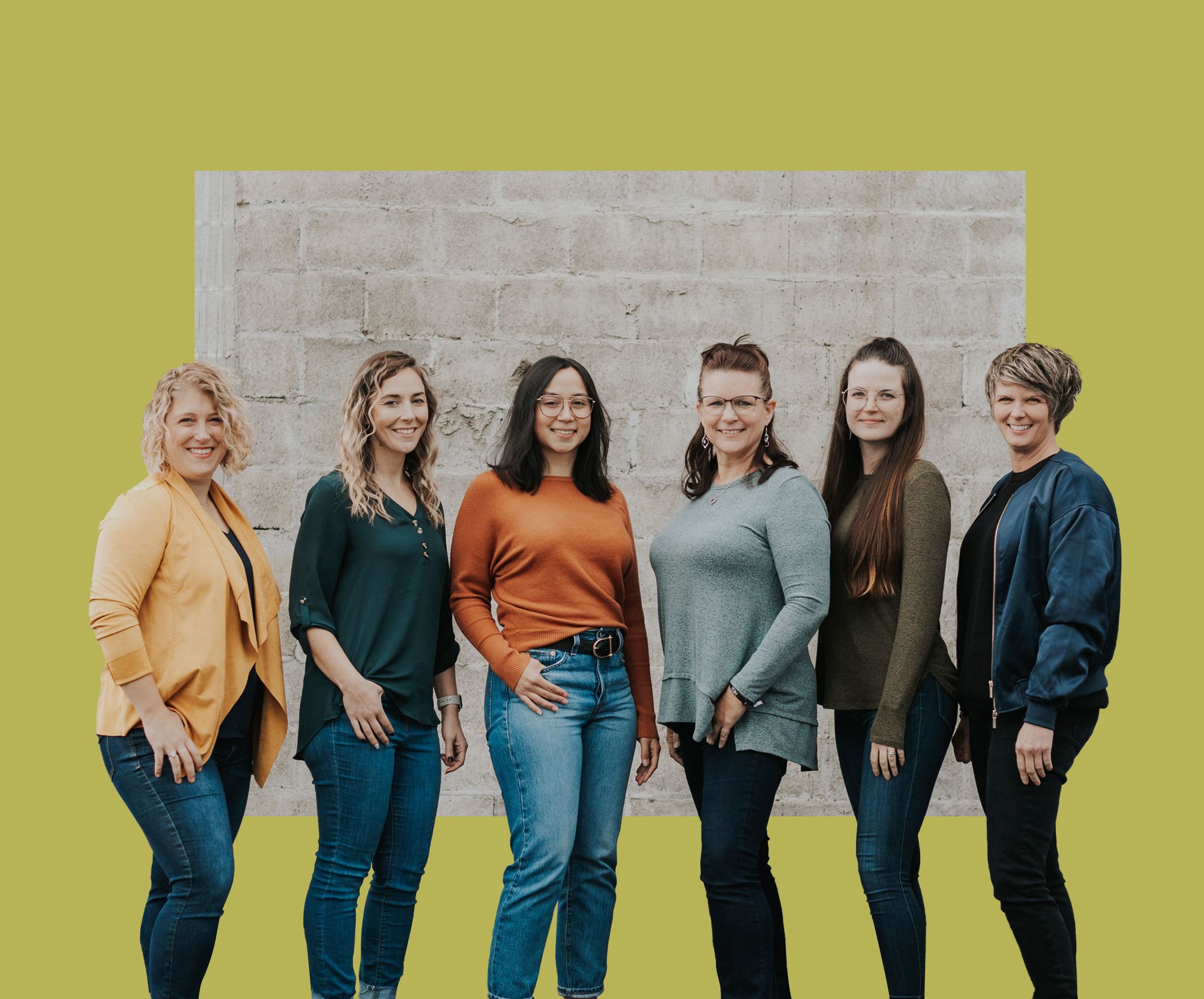 Anna, Kirsten, Kailee, Carla, Katiee, Corina