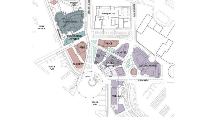 Based on market studies by CBRE, the amount of retail was reduced from 388,625-square-feet to 242,183-square-feet to make way for more office space. (Gafcon)