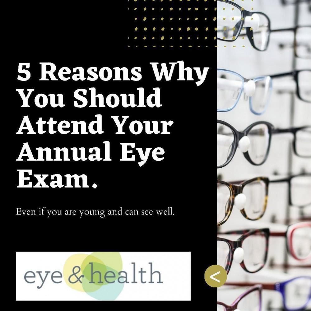 5 Reasons you should visit your optometrist annually.