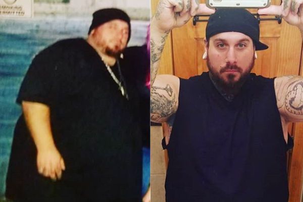 before and after man result