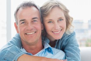 couple in dentures