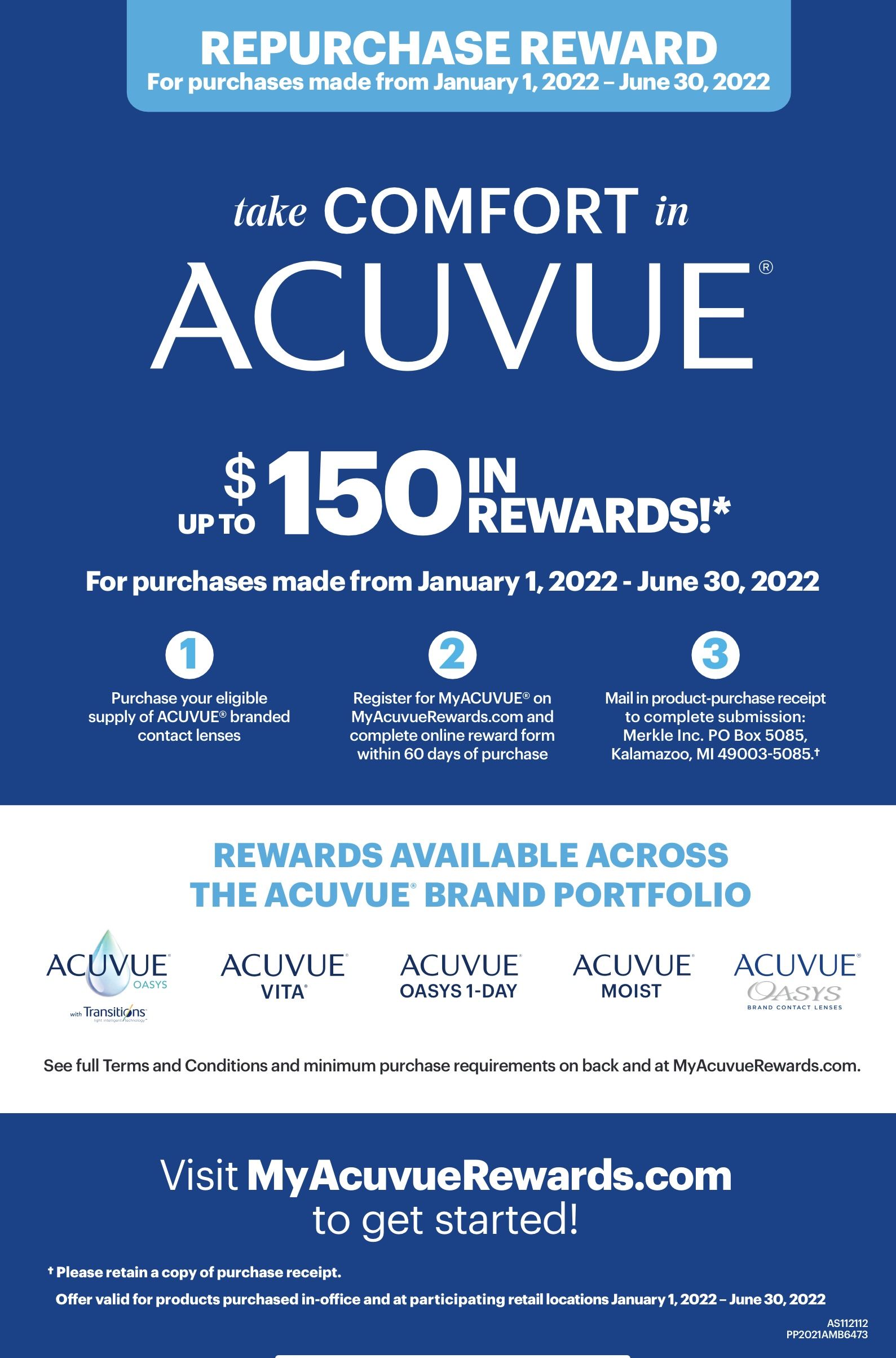 Contact Lens Rebate Acuvue