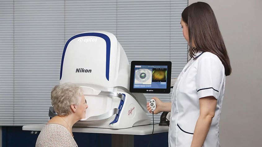 Optomap retinal imaging