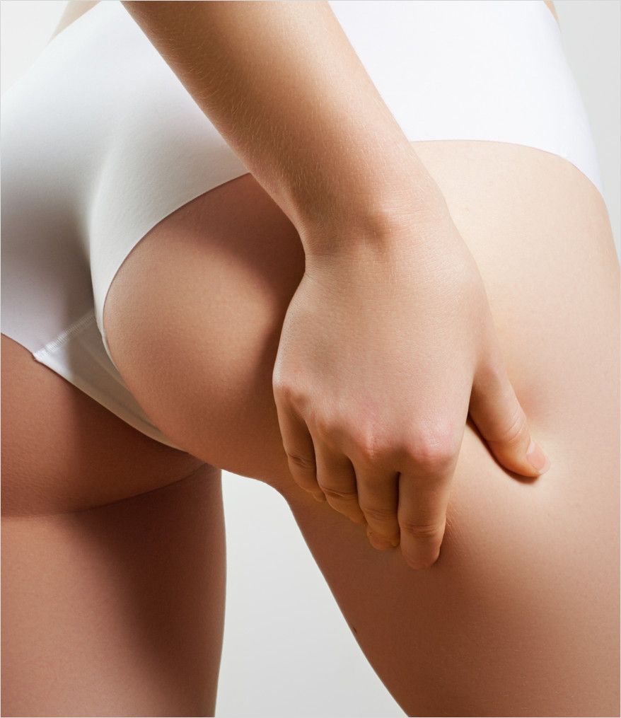 woman's firm buttocks