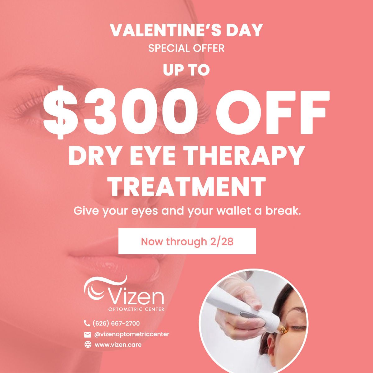 Contact your optometrist in san gabriel at vizen optometric center